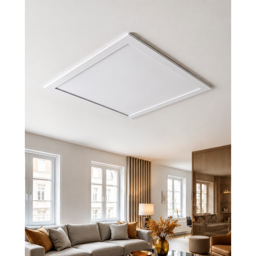 Kits Painel Plafon 12w/18w/24w de Embutir de Led Quadrado Bivolt 3.000k/4.000/6.500k 3UND/4UND/5UND/10UND