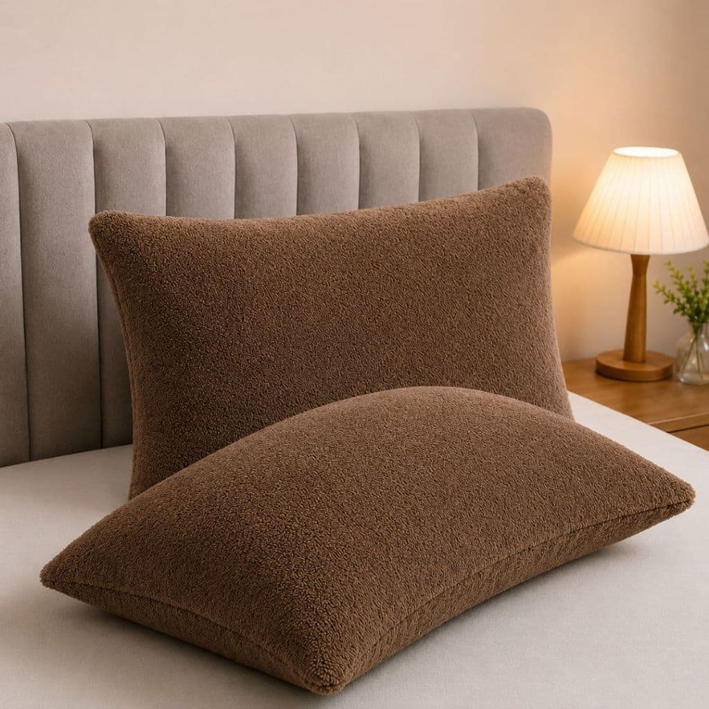 Fronha Tecido Soft  Quentinha Inverno Manta Toque Suave Com Zíper 70x50cm Aconchegante