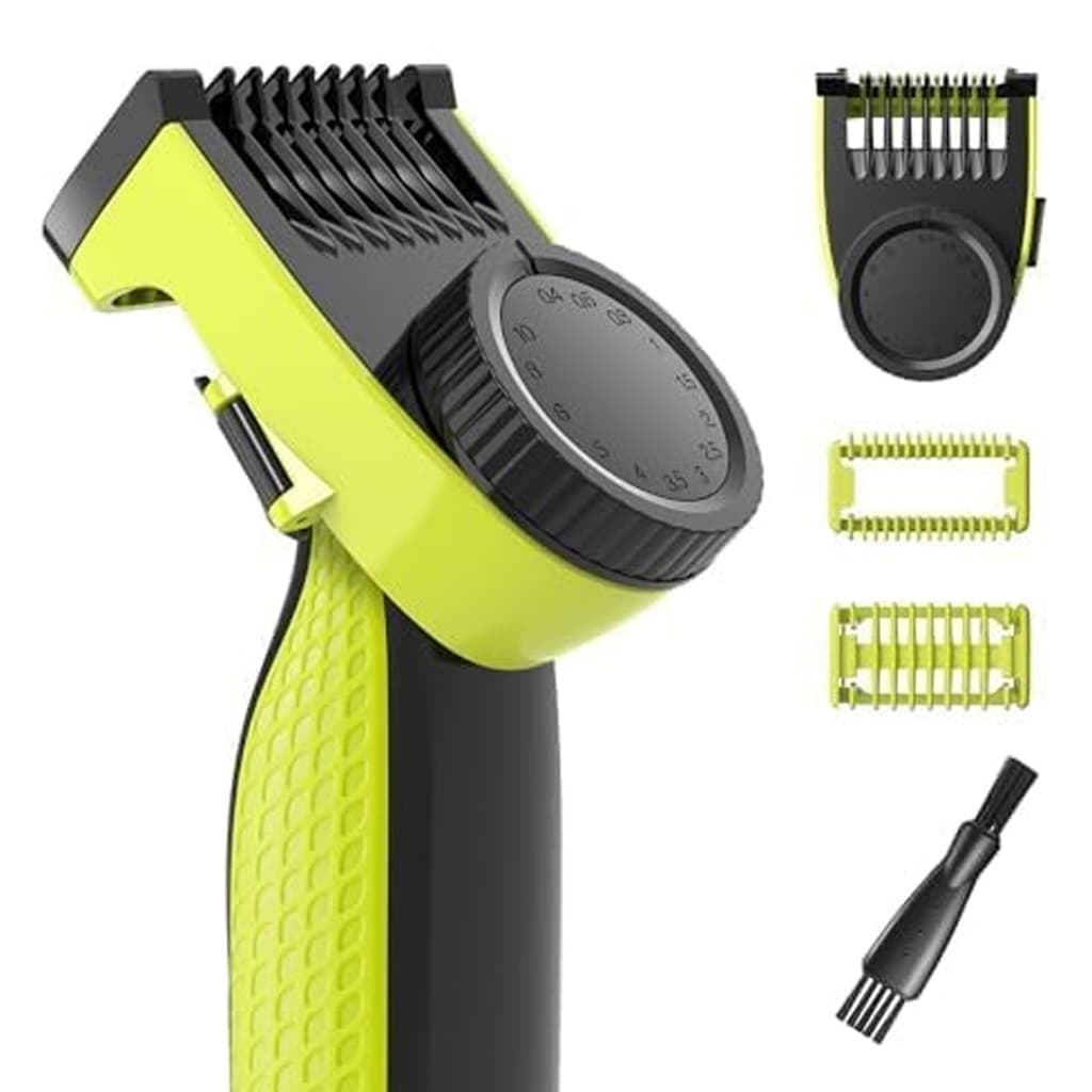 Pente Para Barbeador Oneblade, Pente-Guia Ajustável Em 14 Níveis, Conjunto De Quatro Peças