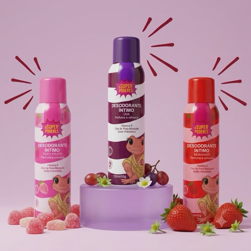Desodorante Íntimo Super Poderes 150ml com Hidratação Prolongada