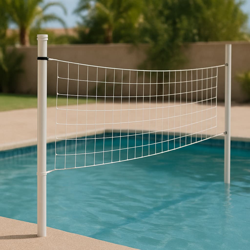 REDE DE VOLEI DE PISCINA 3M DE NYLON PROTEÇÃO U.V (suporte não incluso)