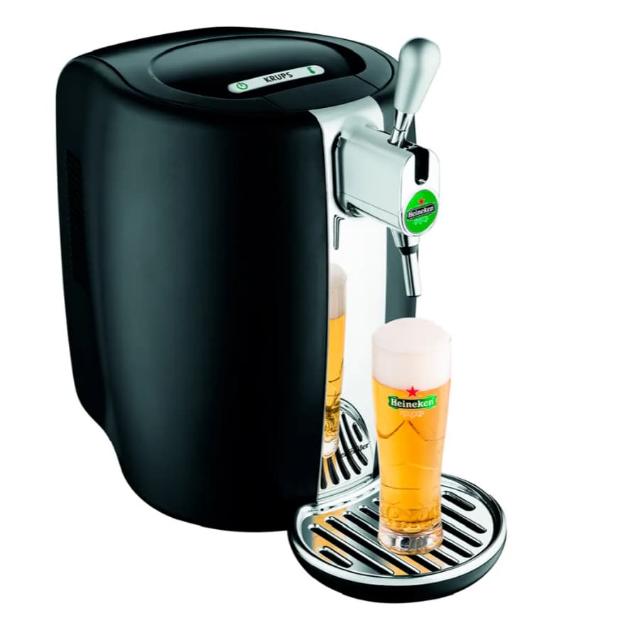 Chopeira Elétrica Krups BeerTender Heineken 5L Preta para Barril