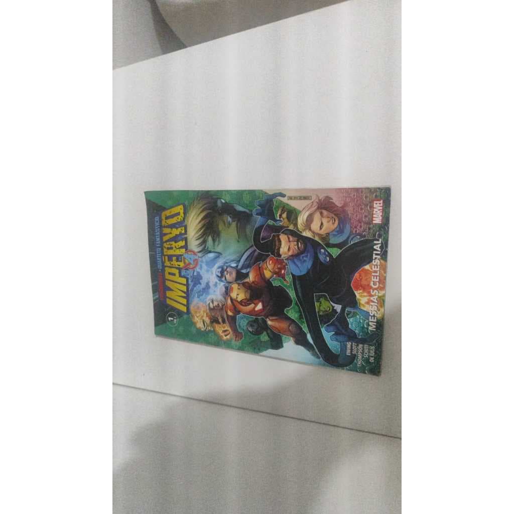 HQ Vingadores e Quarteto Fantastico Marvel Imperyo Messias Celestial Volume 1 Usado Colecionador Gibi