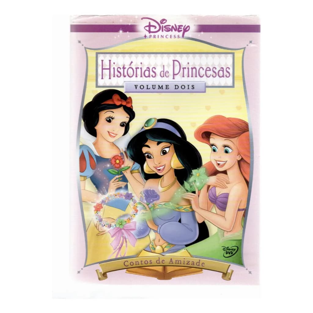 dvd Historia de princesas Disney Vol 2 contos de amizade original lacrado top