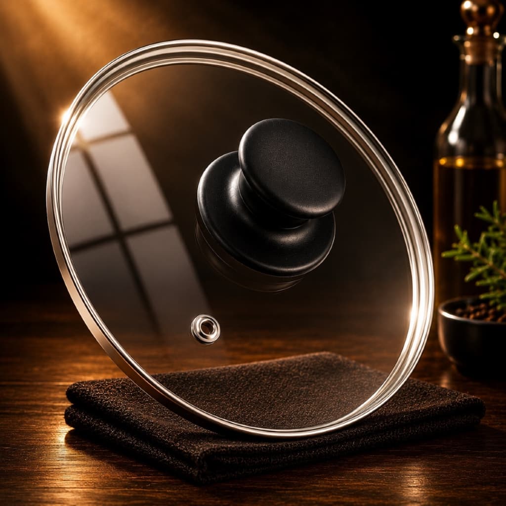 Tampa de Vidro Temperado Universal 28/29 cm Para Panelas e Frigideiras Reposição