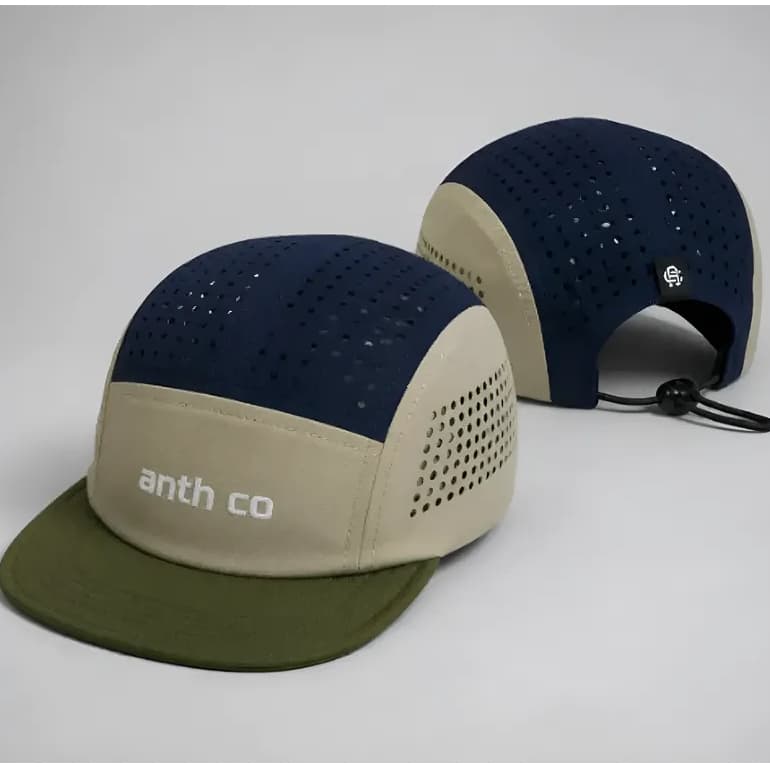 Boné Five Panel Corrida Esportivo Aba Curta Anth Co Leve Uv+ impermeável Academia