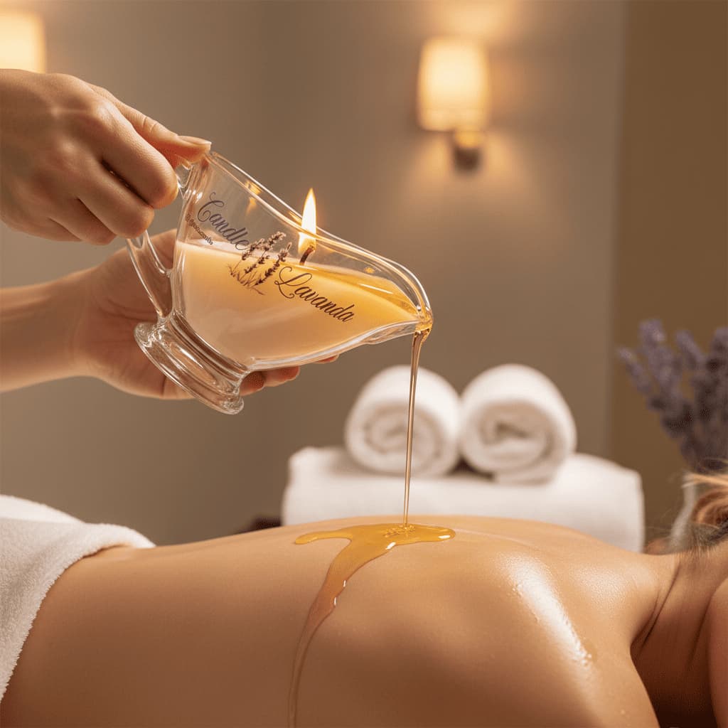 Vela para Massagem Terapêutica |Natural| LAVANDA