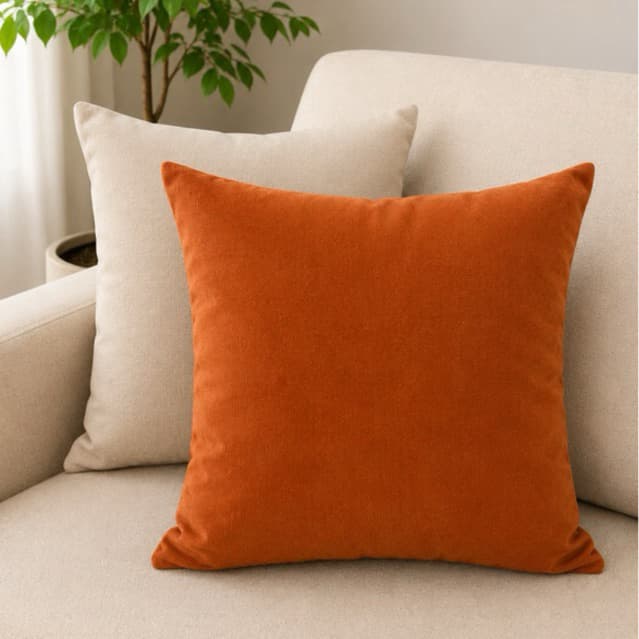 Capa de Almofada Suede 45x45 Várias Cores Decorativa Sala Sofá
