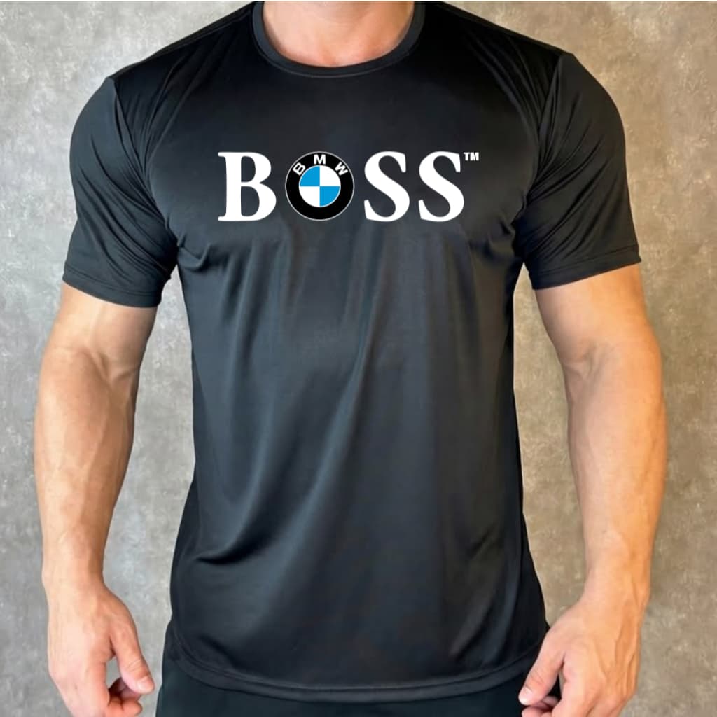 Camiseta Dryfit Premium B.M.W Boss AntiOdor Uv50+ Treino Corrida