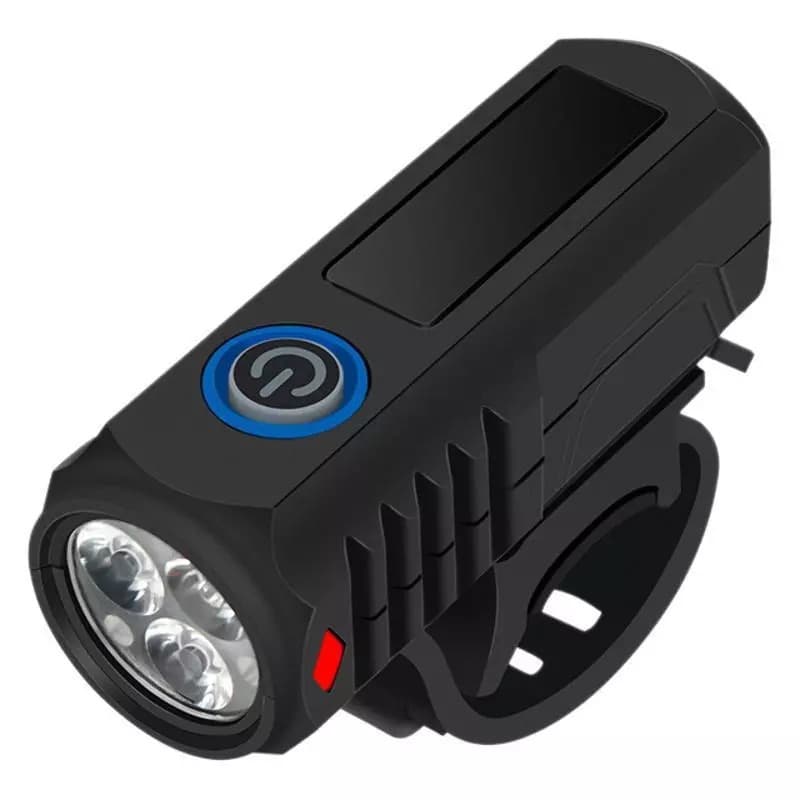 Farol/lanterna de LED XPG para bicicleta, alto brilho, recarregável, interface USB - 0026