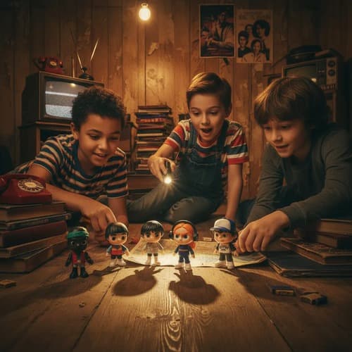 Bonecos Colecionáveis Stranger Things | Miniatura | Presente | Geek | Miniatura | Kit ou Avulso