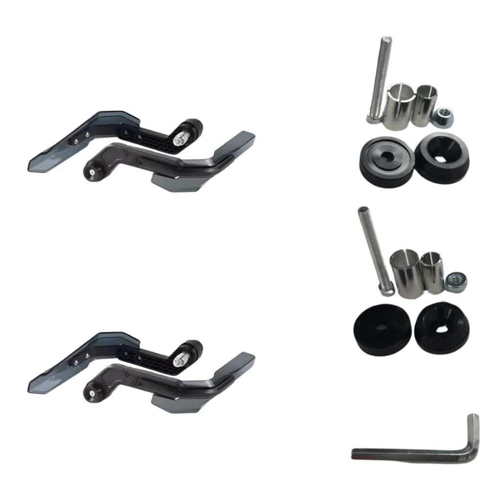 2 Par Protetor de Mão Universal para Moto Defletor de Vento Proteção para Manoplas, Modelo Esportivo
