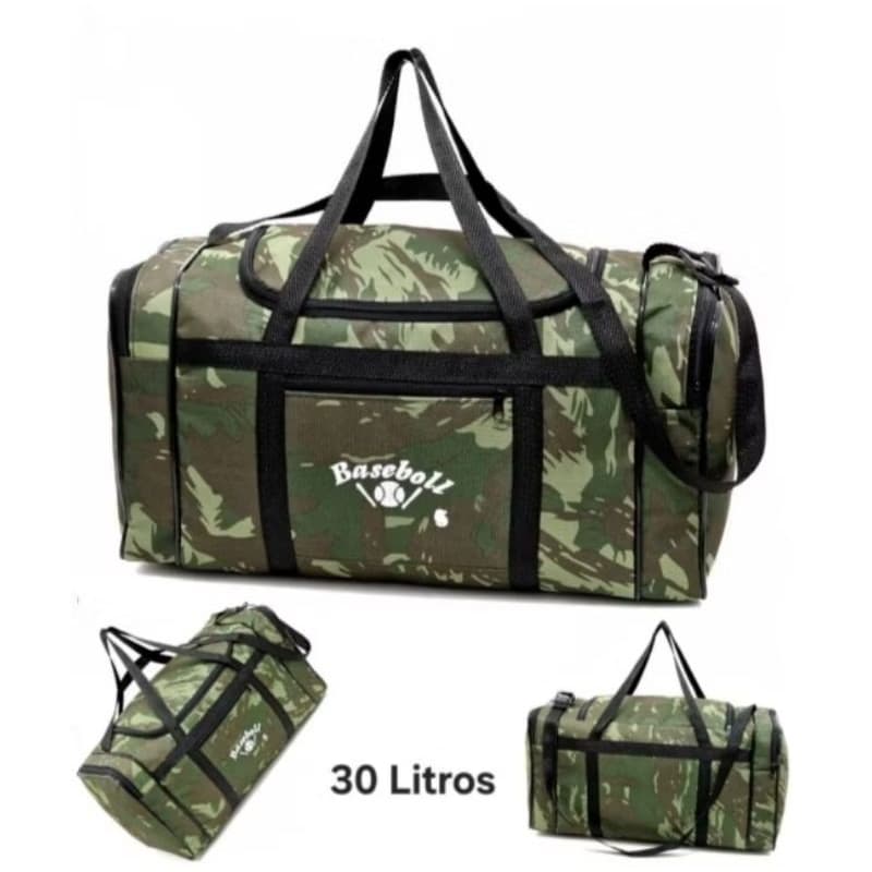 Bolsa Mala De Viagem Camuflada Reforçada De Mão Transversal Forrado 04