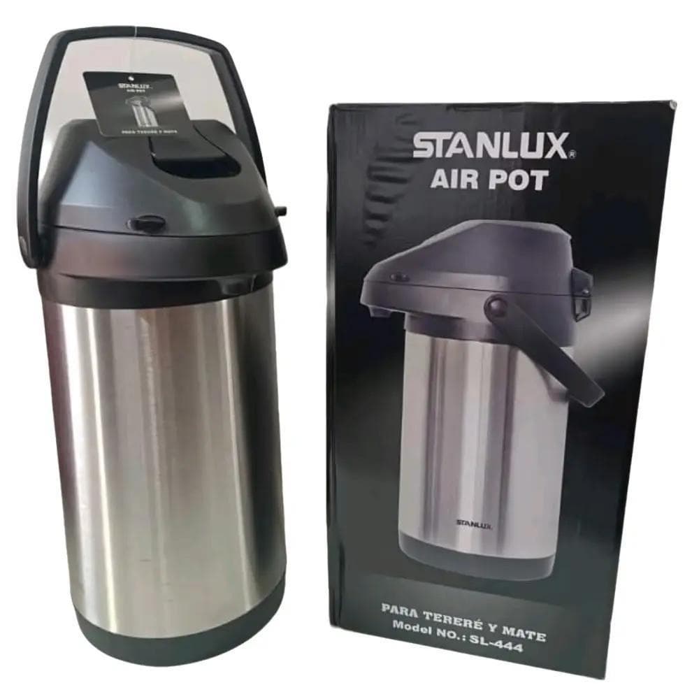 Garrafa Térmica Inox 4L Premium Parede Dupla Sistema Vácuo Alta Durabilidade Ideal para Café Chá+Promoçao Tereré