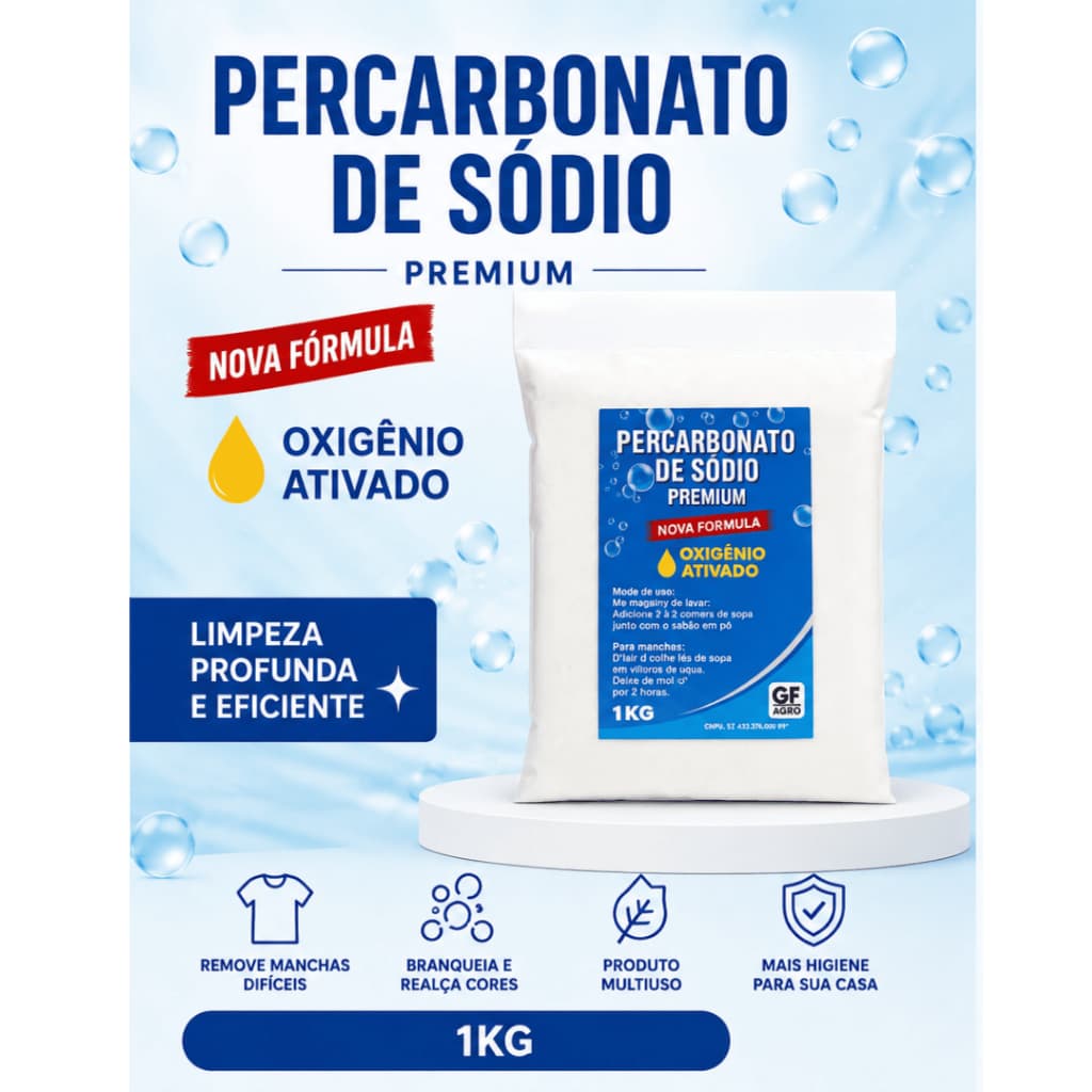 PERCABONATO DE SÓDIO 100% PURO 1KG