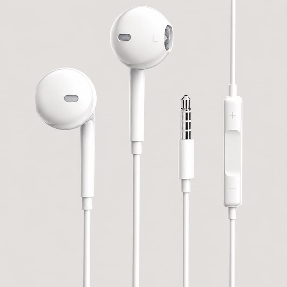 Fone de Ouvido P2 com Microfone e Controle Som Estéreo com Fio para Celular, PC, Notebook e Consoles
