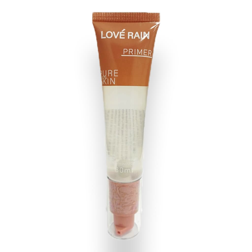 Primer Facial Pure Skin - Disfarça Poros Controla Oleosidade e Fixa Maquiagem Textura Leve e Toque Aveludado Lové Rain