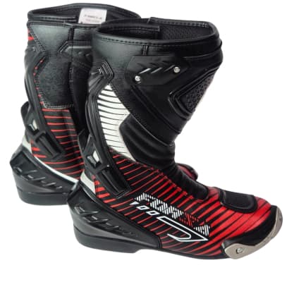 BOTA MOTOCICLISTA FORZA LONG RIDER RED WHITE