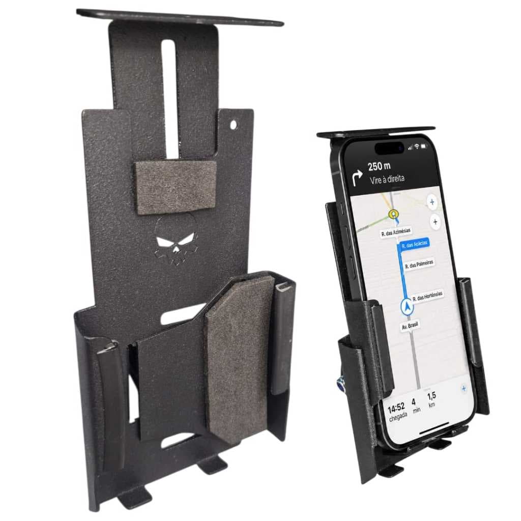 Suporte Celular Reforçado Proteção Anti Furto Queda Universal Resistente