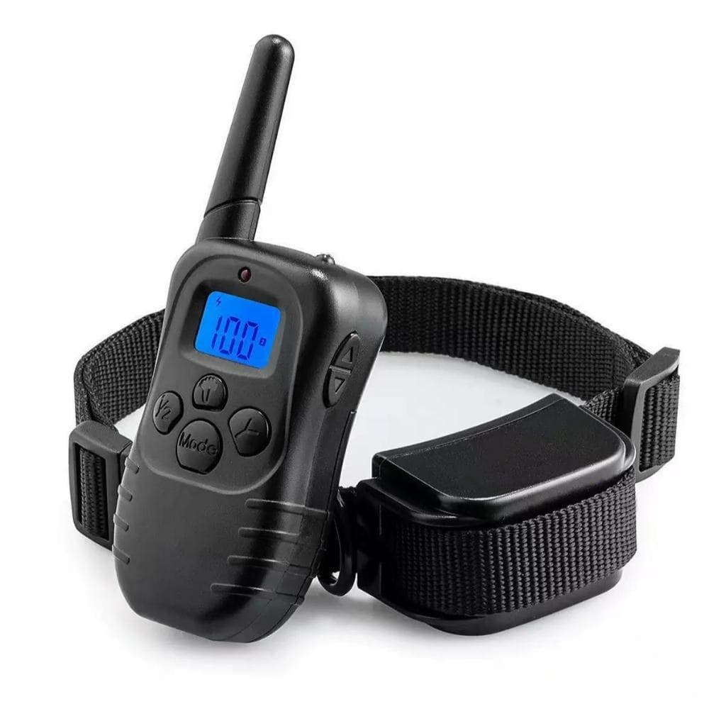 Treinador Remoto para Cães com Coleira Ajustável, Recarregável via USB, Estimulação Segura, Alcance de 100m