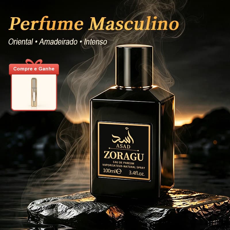 【Presente Grátis】ZORAGU Perfume Lattafa Árabe Masculino Intense Men Eau de Parfum 100ml
