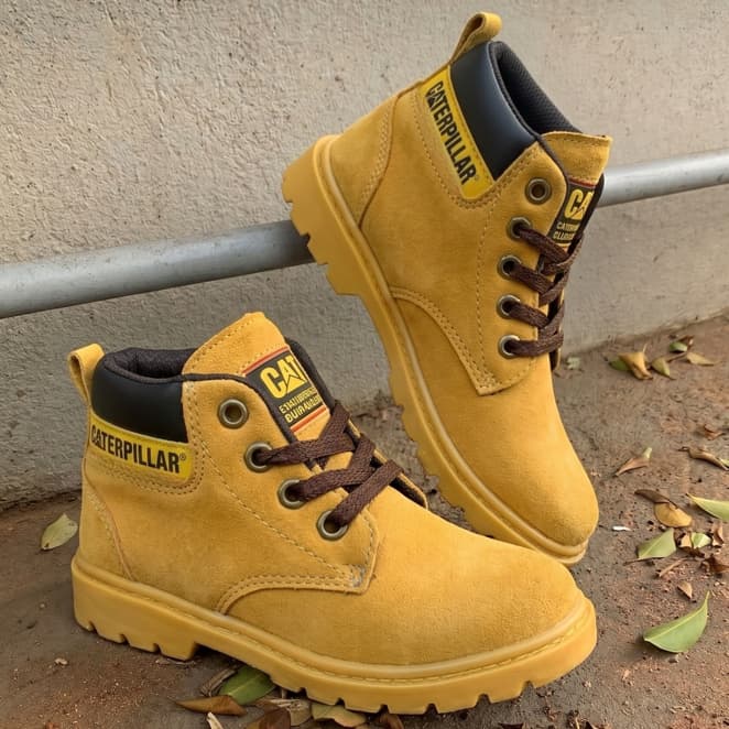 Bota infantil masculina caterpilar botina importada