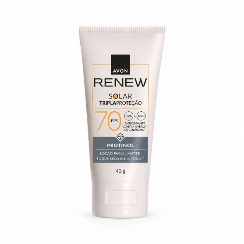Protetor Solar Avon Renew FPS 70 com Protinol 40g