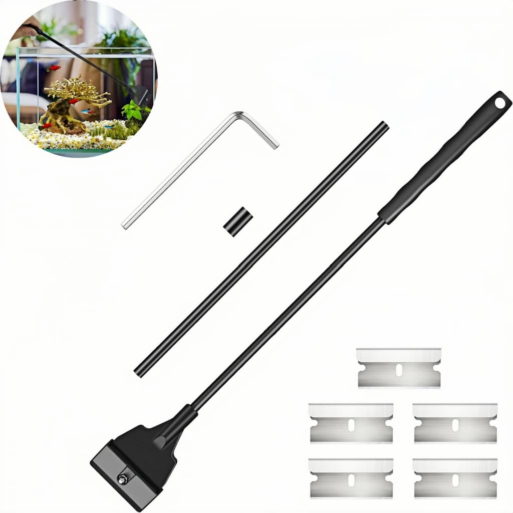 Raspador De Algas 55cm Aquário Plantado e Marinho