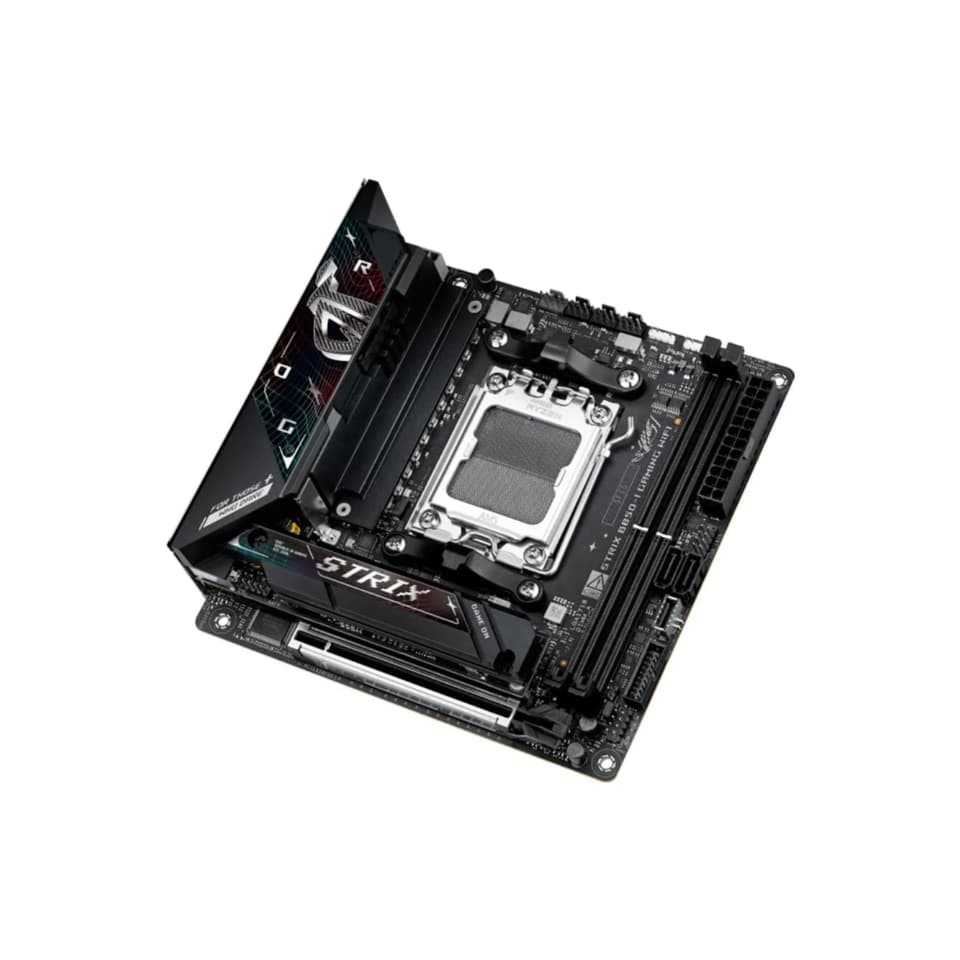 MB ASUS ROG STRIX B850-I GAMING WIFI p/ AMD AM5 2xDDR5/1xPCI-e/2xSATA/2xM.2
