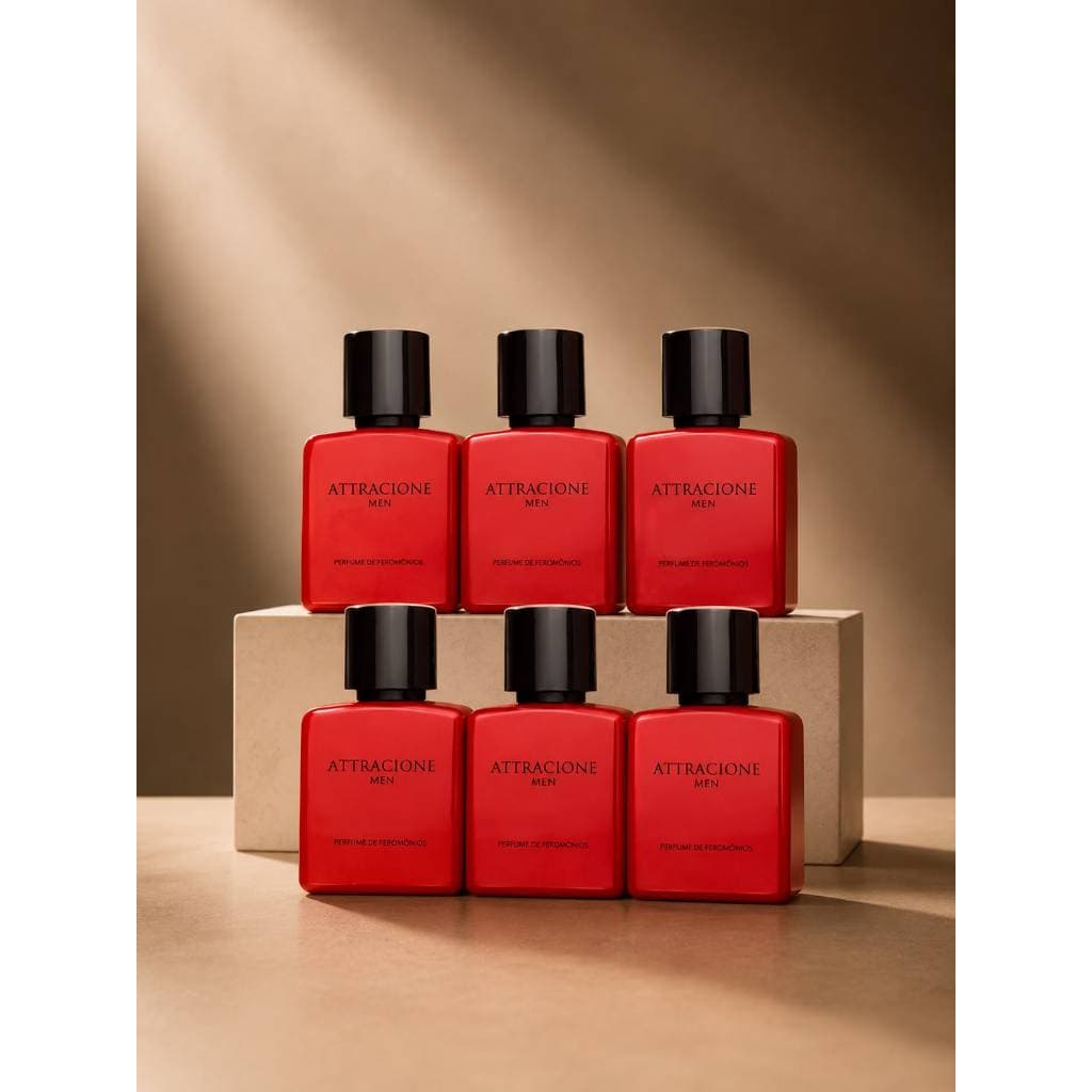 KIT 6 Attracion 100ML perfumes masculino