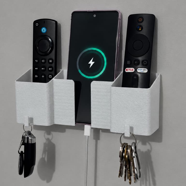 Suporte de Parede para Celular, Controles e chaves | Sem furos | Fita dupla face 3M