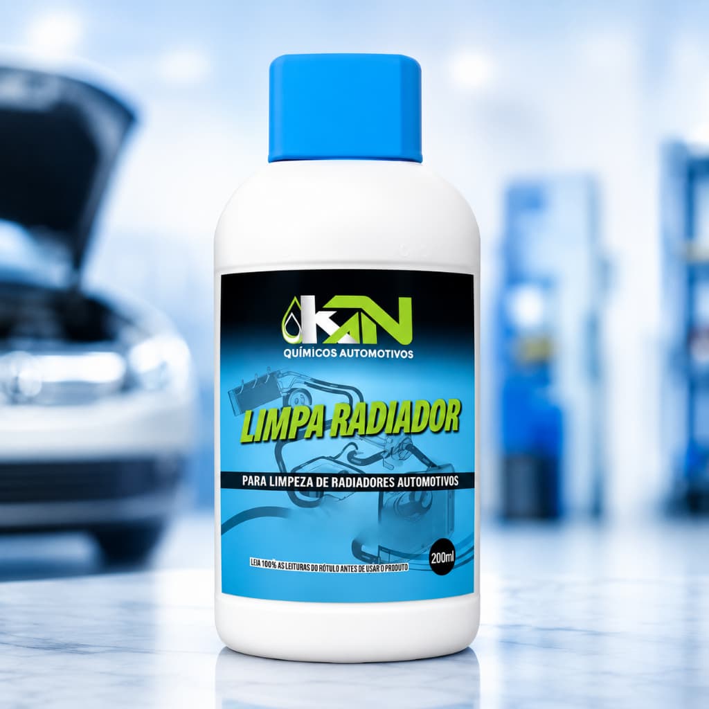 Limpa Radiador Automotivo 200ml K&N – Limpeza Sistema de Arrefecimento Remove Ferrugem e Sujeira