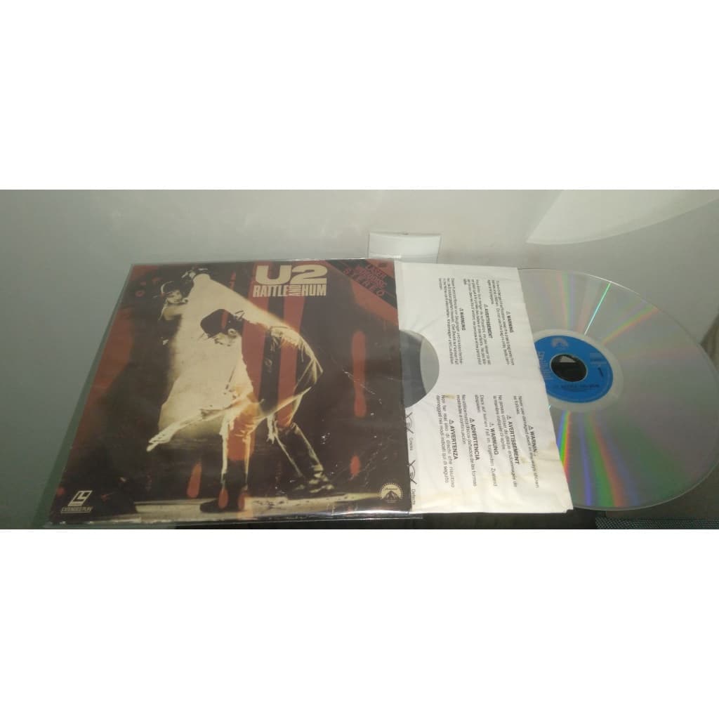 Laserdisc Original Stereo U2 Rattle And Hum 1988 Americano