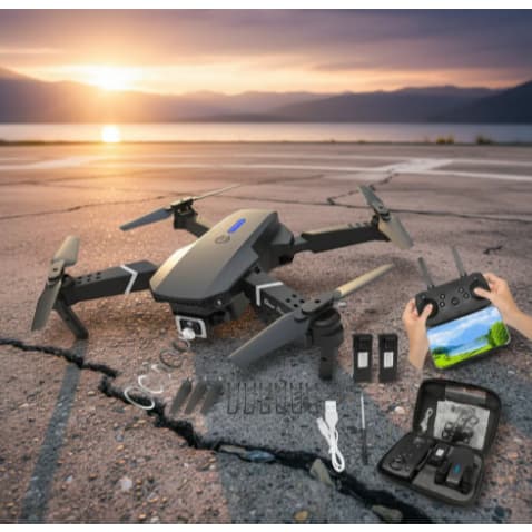 Drone Zangão Mini Pro Hd Com 2 Baterias E Gravador
