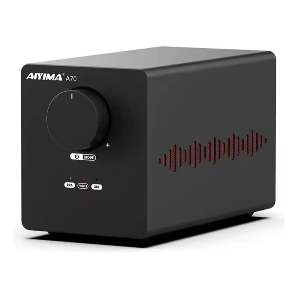 Amplificador Som Estéreo 600w Aiyima A70 (sem Fonte) Preto 600 W 48v