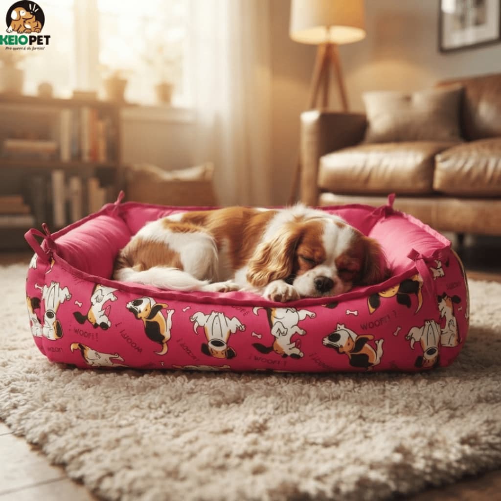 Cama Para Cães e Gatos Estampada Confortavel Com Ziper Lavavel Tamanhos P M G Varias Cores