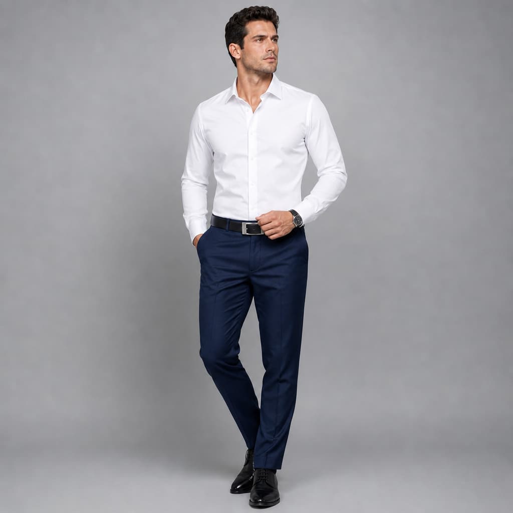 Camisa Masculina social Slim de Qualidade Premium - Excelente Acabamento