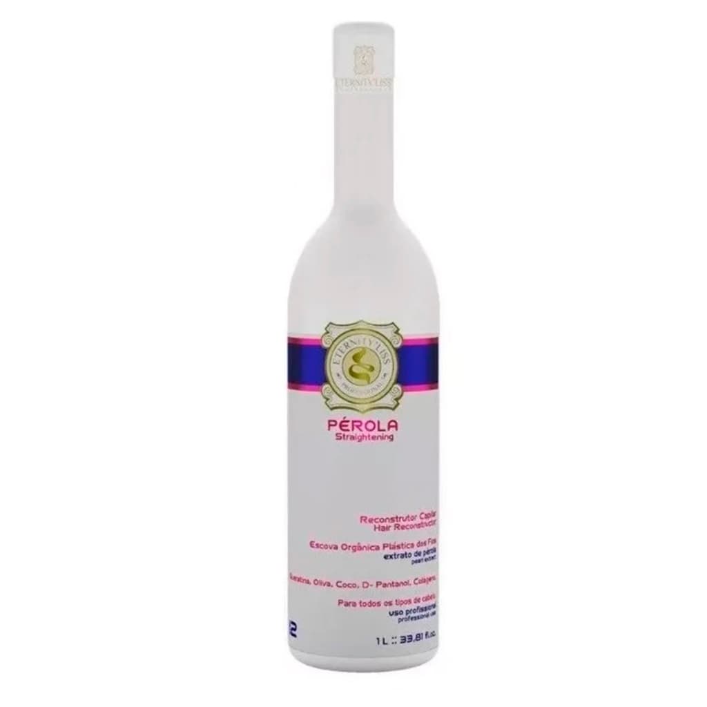 Escova Progressiva Eternity Liss Pérola Sem Formol 1 Litro Passo 2 - Só o Redutor