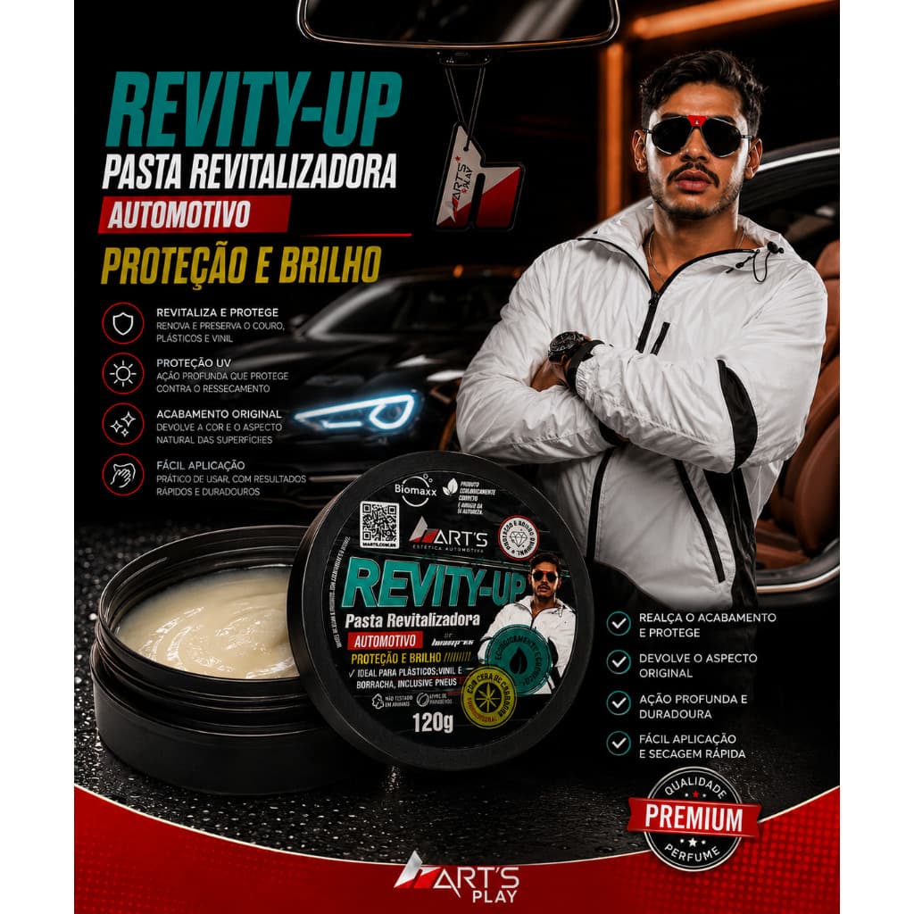 Pasta Revitalizadora automotivo REVITY-UP BY HUNGRIA