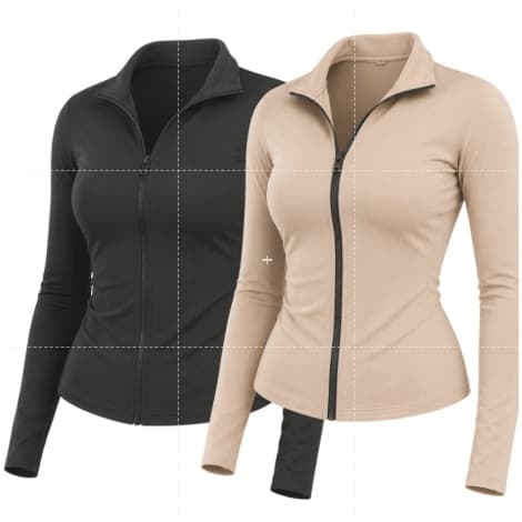 Blusa Jaqueta com ziper casaco feminino segunda pele proteção uv