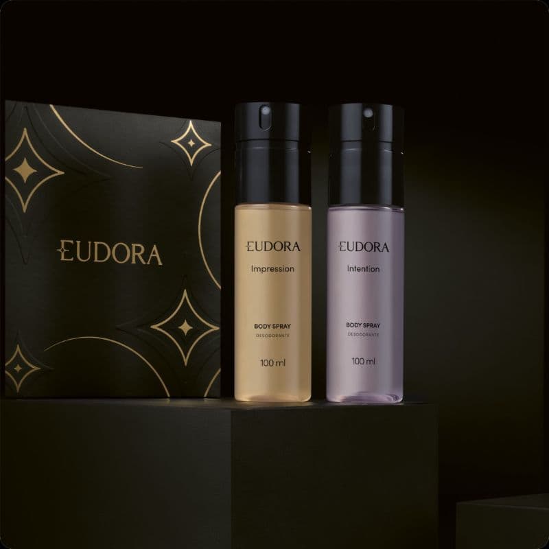 Kit Presente Dia Dos Pais Duo Body Spray Masculino (2 Itens)