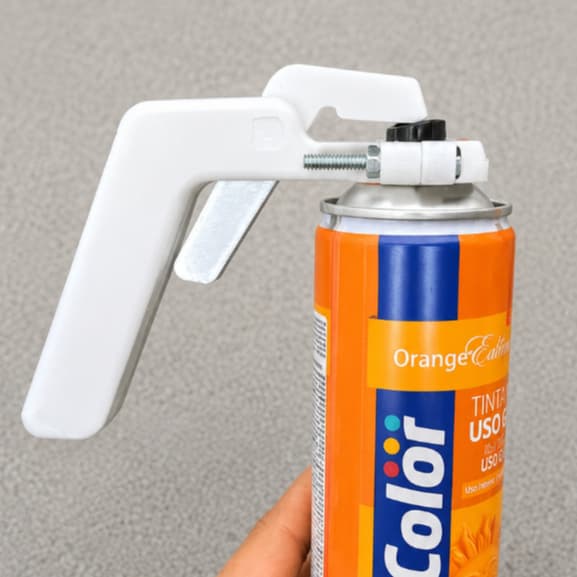 Gatilho Aplicador Universal para Lata de Spray | Suporte Ergonômico para Tintas e Lubrificantes