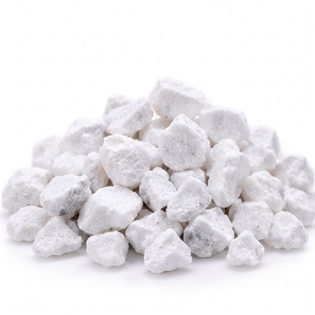 Pedra Dolomita Branca Natural para Vasos Jardins Decoração Paisagismo Pedrisco Seixo Decorativo 1kg 2kg 4kg