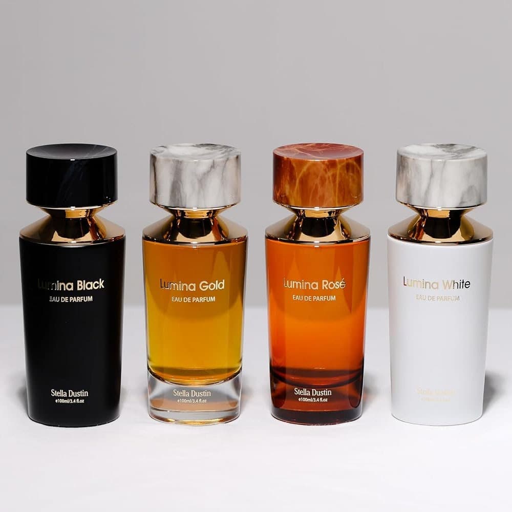 Perfume Masculino Lumina Black Feminino Lumina White Stella Dustin Eau de Parfum EDP 100ml