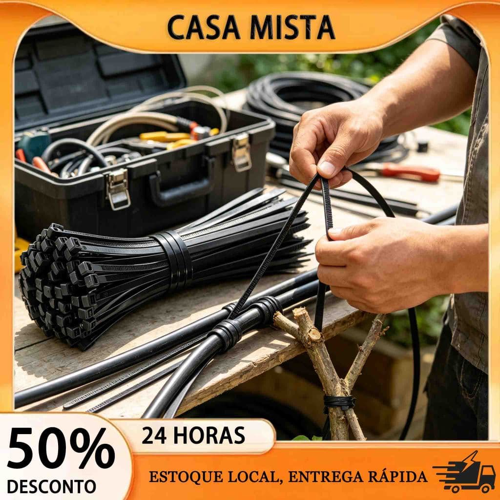 CM Enforca Gato Abraçadeira de Nylon Braçadeira Cintas Plásticas Super Resistente Presilha