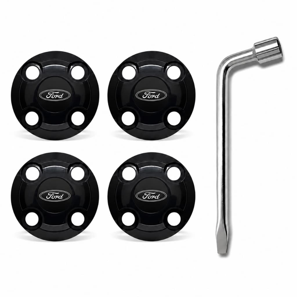 Calotinha Central Ford Courier Ecosport Escort Fiesta Ford Ka Verona Versailles Focus Mondeo Verona + Chave L 17 19 mm