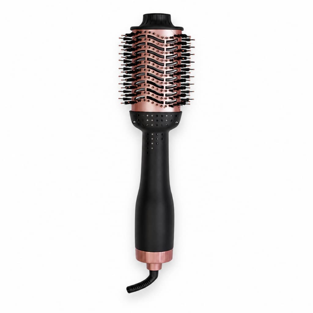 Escova Secadora Profissional 1300W Seca Alisa Modela Anti Frizz 127V/220V Cabelo Volume