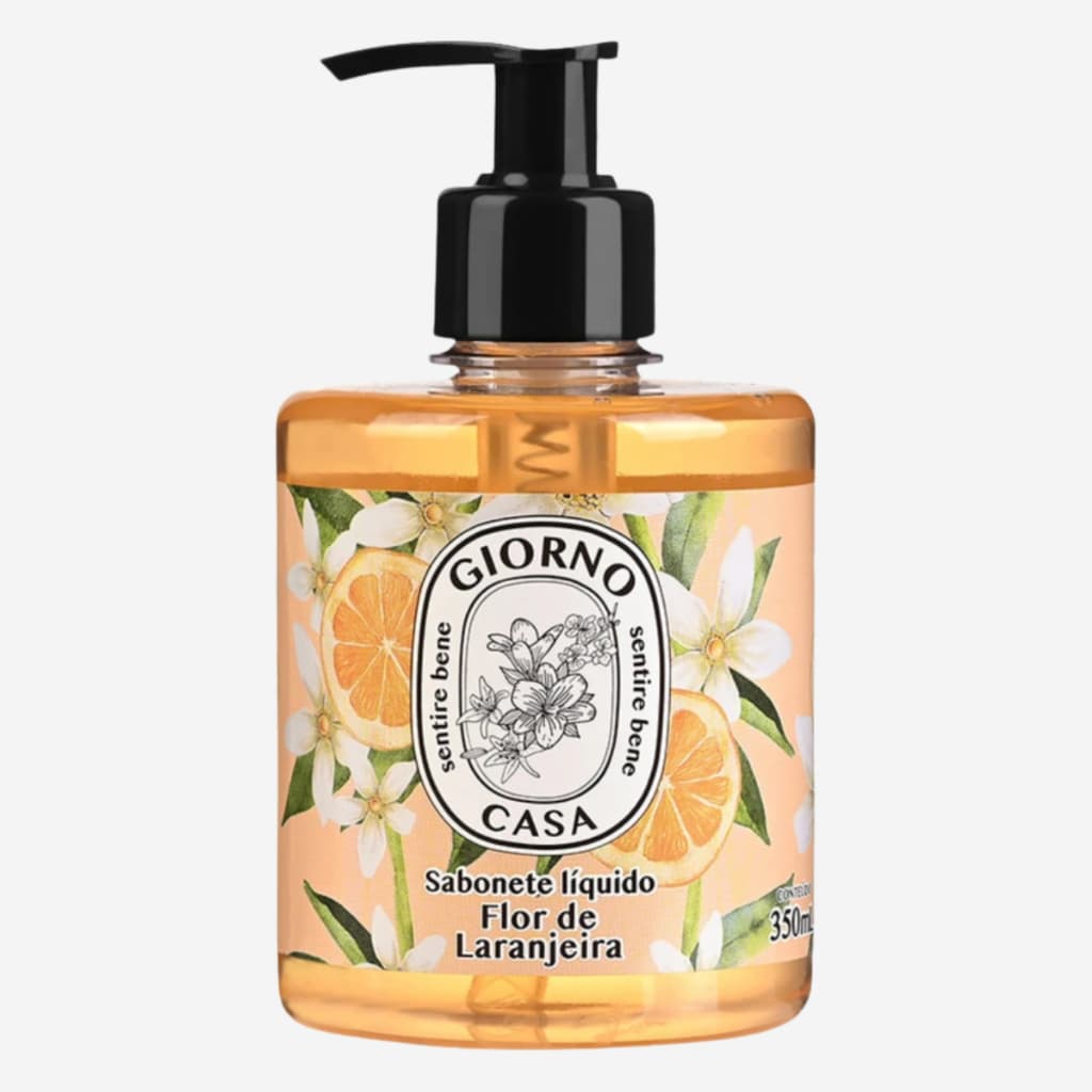 Sabonete Líquido Flor de Laranjeira -Giorno Casa 350ml