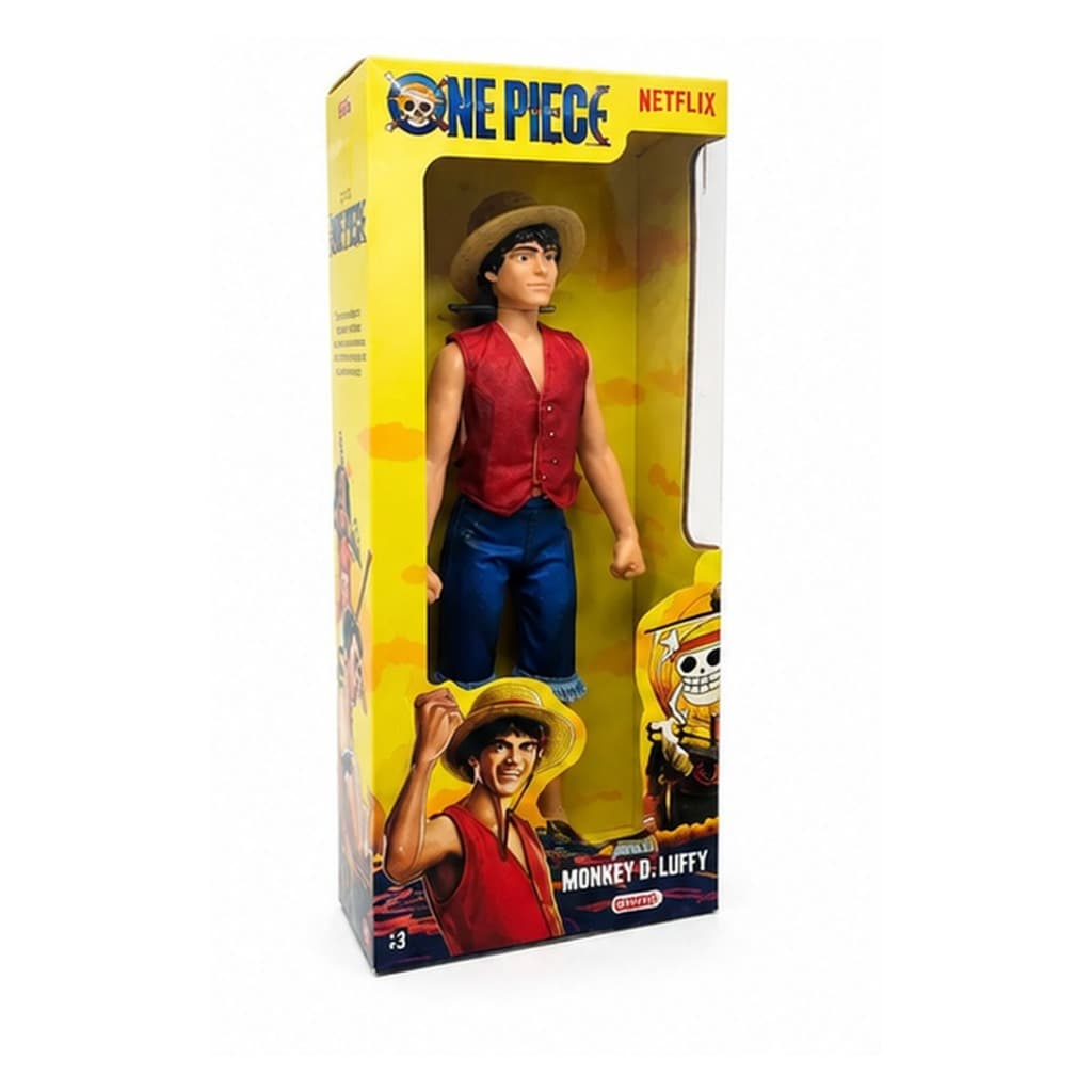 Boneco Monkey D. Luffy One Piece Netflix 40 cm Baby Brink Colecionável Infantil