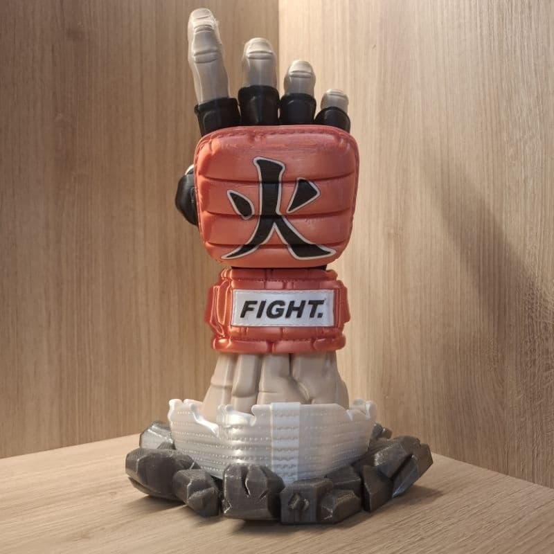 Porta Controle Gamer Ryu Universal | Suporte para Controle PS5, PS4, Xbox | Organizador Decorativo Geek 3D